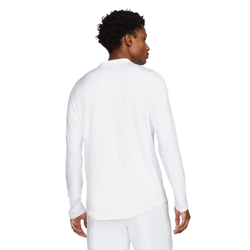 Мужская теннисная футболка теннисная Nike Dri-Fit Advantage Camisa M - white/white/black