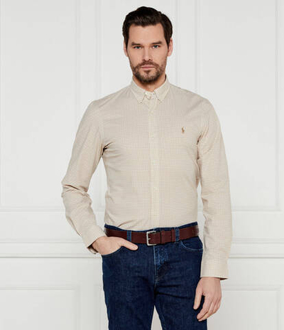 Рубашка POLO RALPH LAUREN - бежевый(710929345)