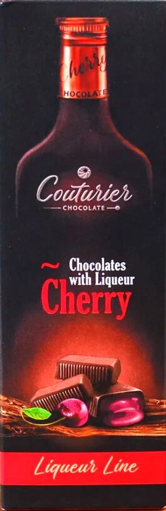 Шоколад Ликер Лайн Шоколадные Конфеты с Вишневым Ликером / Liqueur Line Cherry 105г