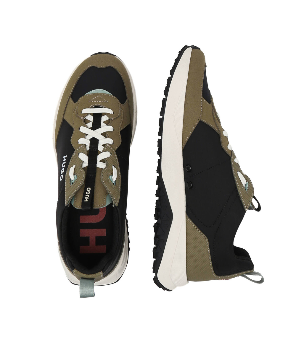 Кроссовки Kane_Runn_nymf HUGO - хаки(50498687)