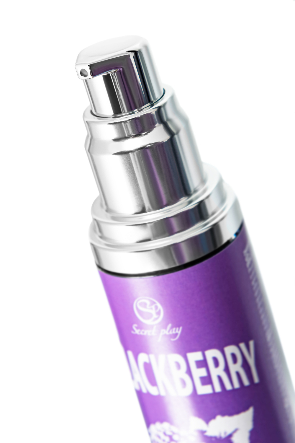 Массажное масло 2 в 1 Secret Play с разогревающим эффектом ежевика 50 мл