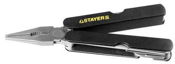 STAYER 11 функций, мультитул, многофункциональный инструмент (22855)