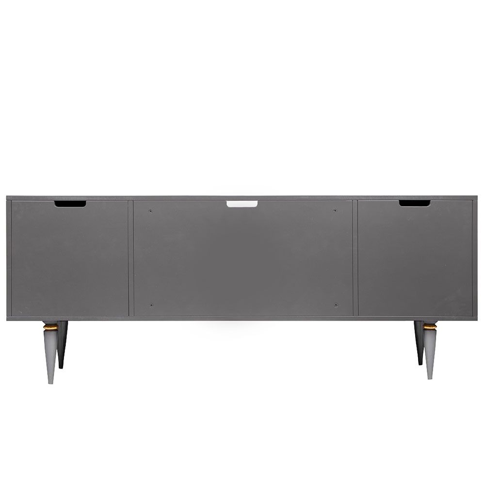 Тумба под ТВ Арт 155см Классик Серый Голд