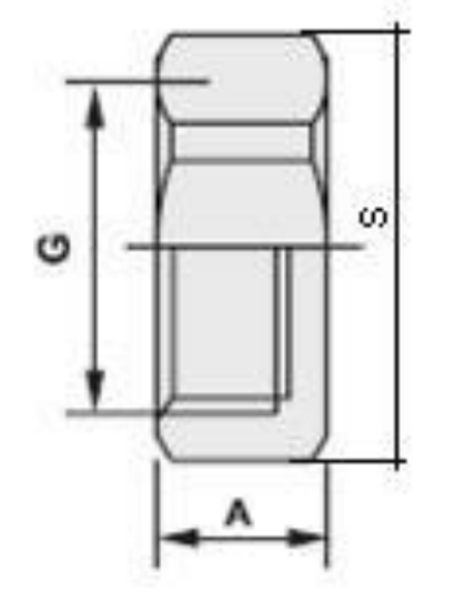Заглушка Valtec 1 1/4" ВР с внутренней резьбой латунная никелированная VTr.590.N.0007