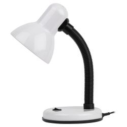 Настольный светильник ЭРА N-120-E27-40W-W белый | Настольные светильники под лампу