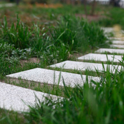 Тротуарная плитка ПРЯМОУГОЛЬНИК 600х300 мм - Стоумикс Белый с черным