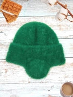 шапка ушанка зимняя вязаная