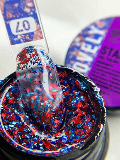 Гель-лак Lovely коллекция звезды Stars № 07 5мл