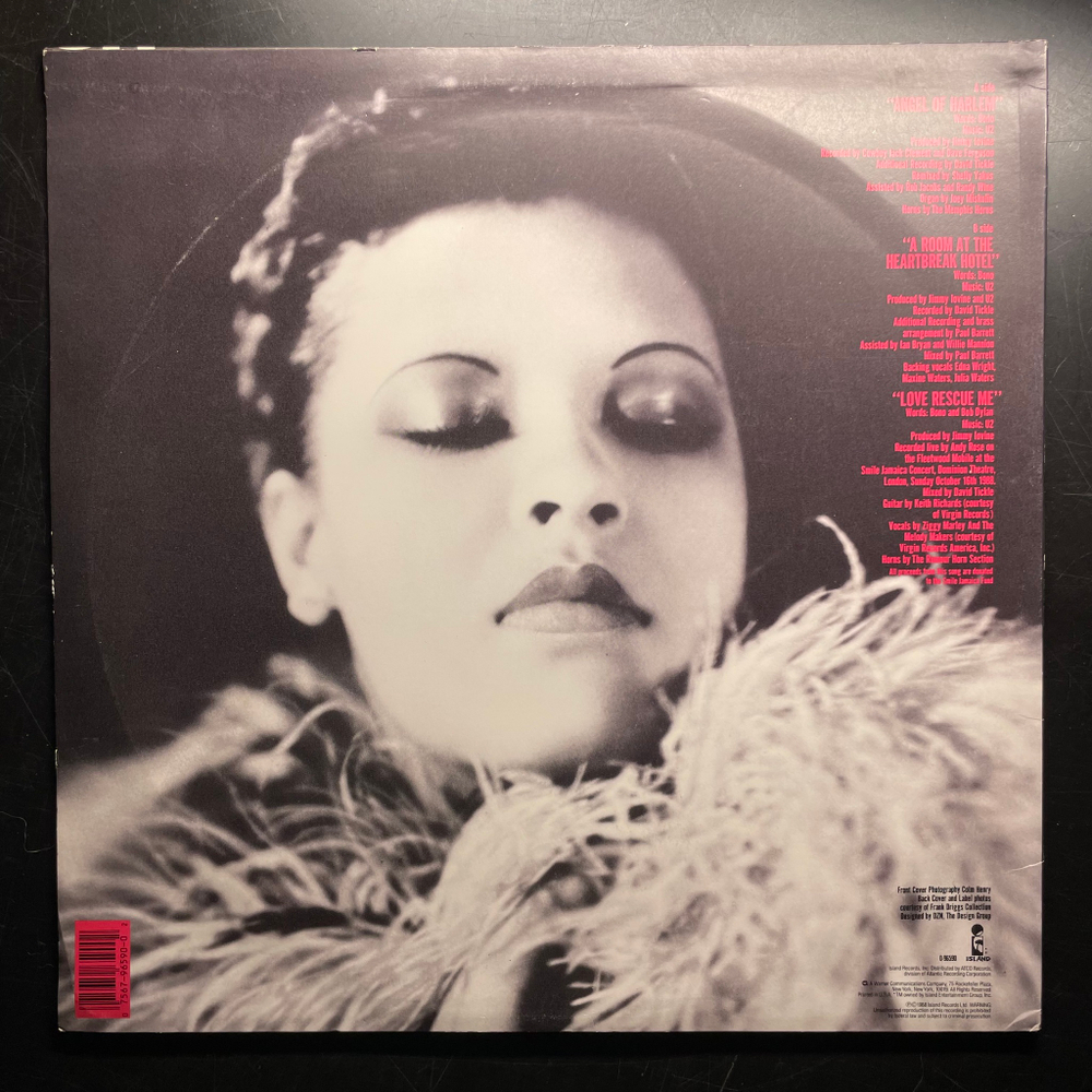 U2 ‎– Angel Of Harlem (США 1988г.) EP