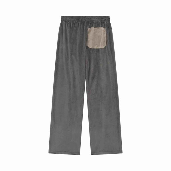 Брюки Велюровые Puff серые - фото 2