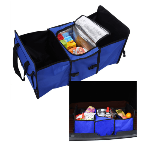 Органайзер - холодильник в багажник автомобиля Trunk Organaizer and Cooler, цвет синий