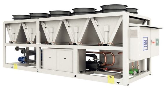 Чиллер с воздушным охлаждением Euroklimat EKCCH/BS 271-3-3