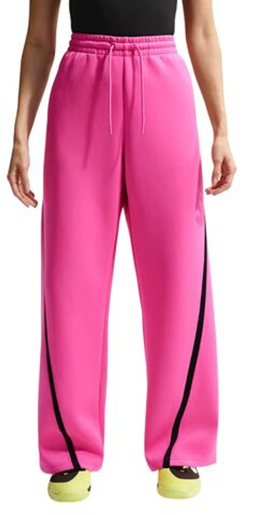 Женские теннисные брюки Nike Advantage Dri-FIT Mid-Rise Tennis - laser fuchsia/black