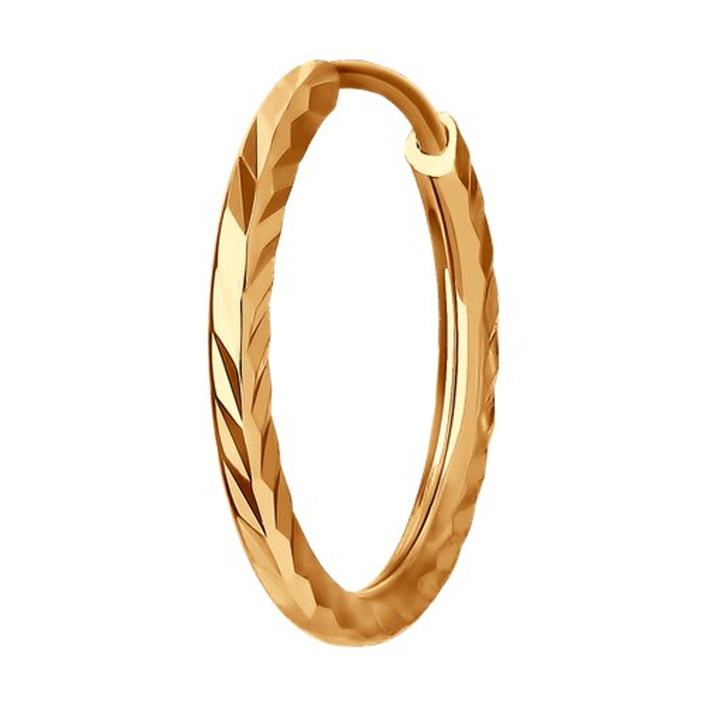 Серьга из золота