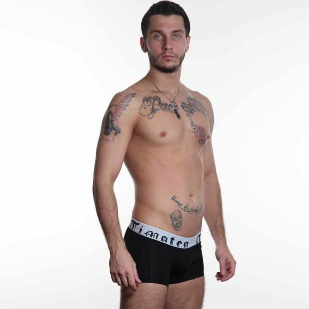 Мужские трусы боксеры Timoteo Classic Trunk Black