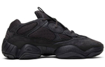 Adidas originals Yeezy 500 Black Samurai "Utility Black" daddy shoes for men and women The same style 2018 edition