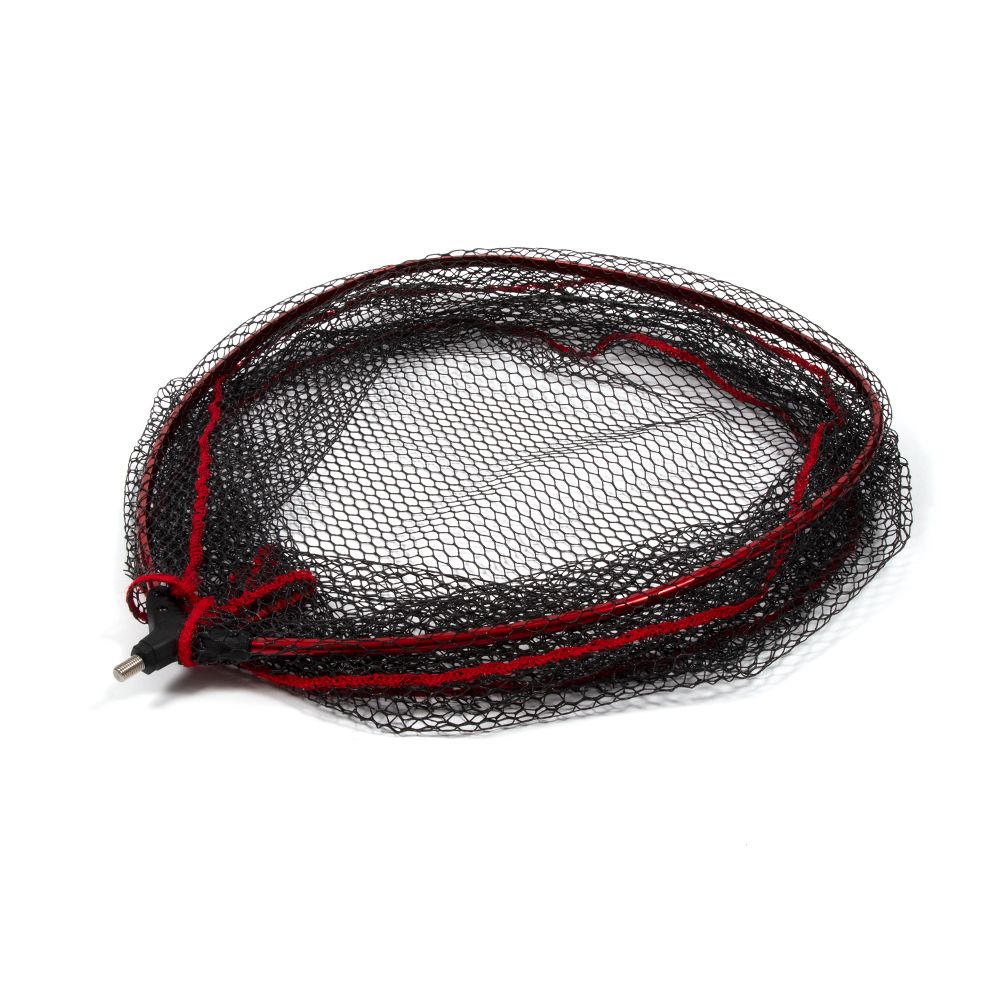 Голова подсачека Namazu Pro, овальный обод 50х45 см, прорезиненная сетка/25/