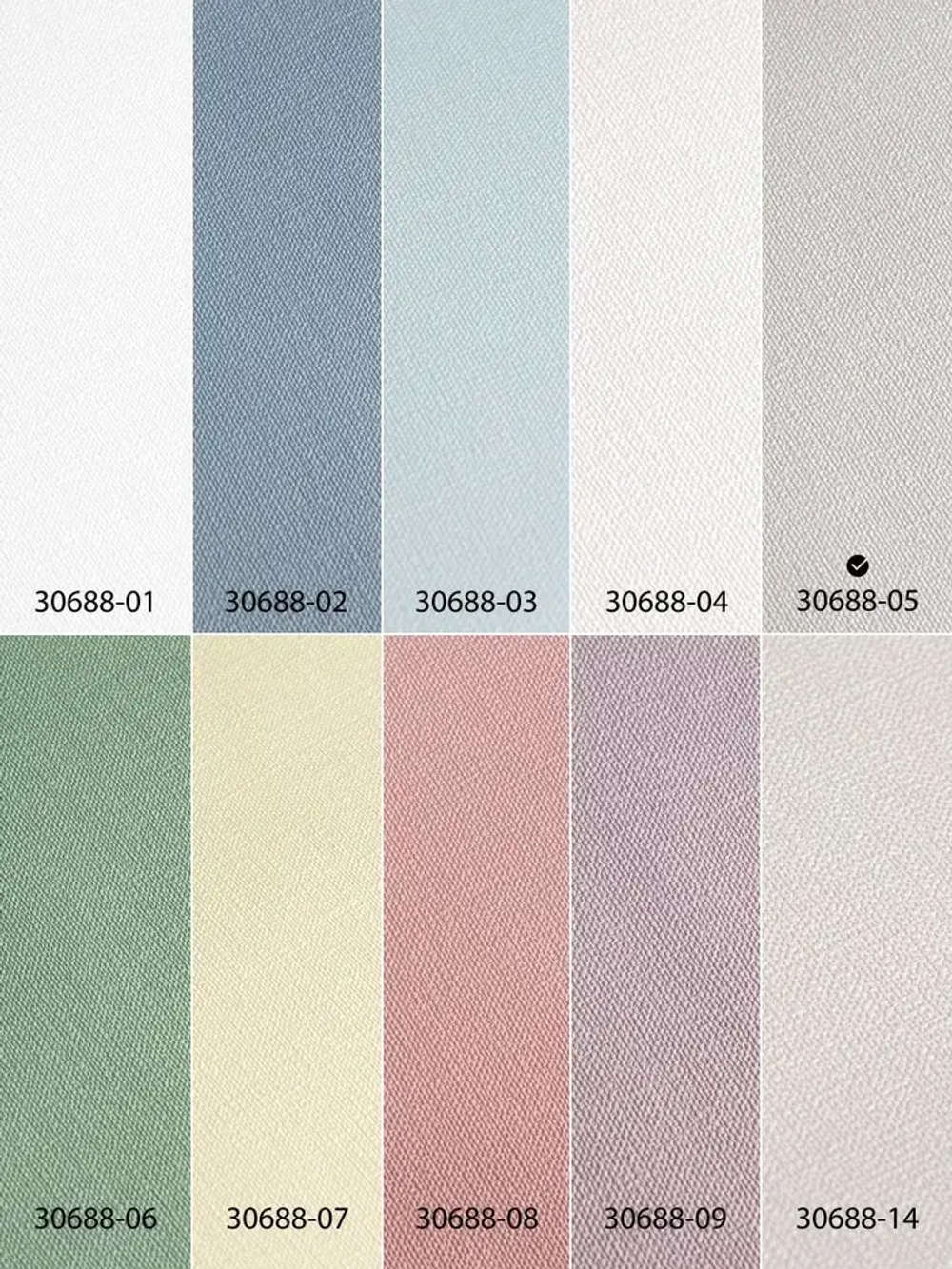 Обои флизелиновые 1.06, виниловые серые однотонные Textile (Moda Interio) метровые под ткань в гостиную и на кухню