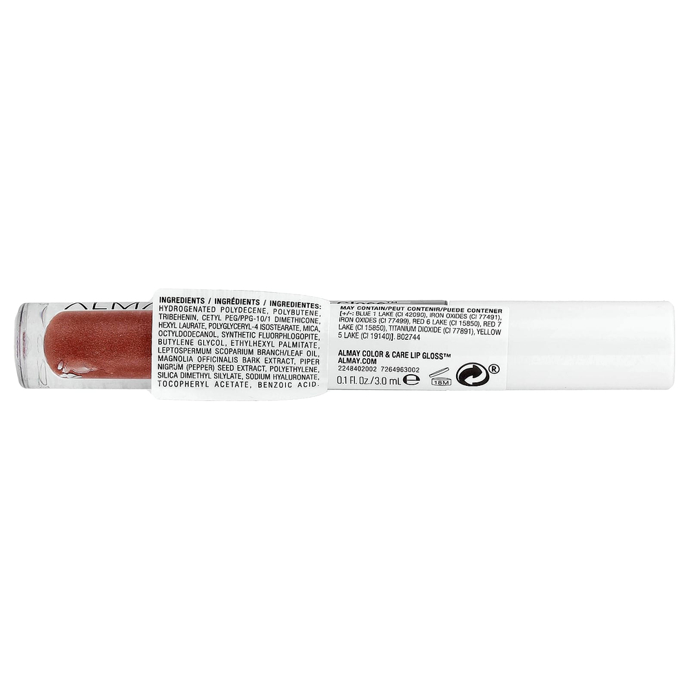 Almay, Color & Care Lip Gloss™, оттенок 200 Rose Glow, 3 мл (0,1 жидк. унции)