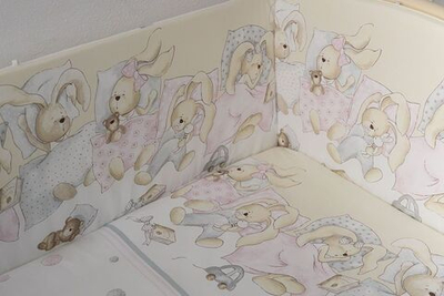 Комплект постельного с бортиками " Сони"