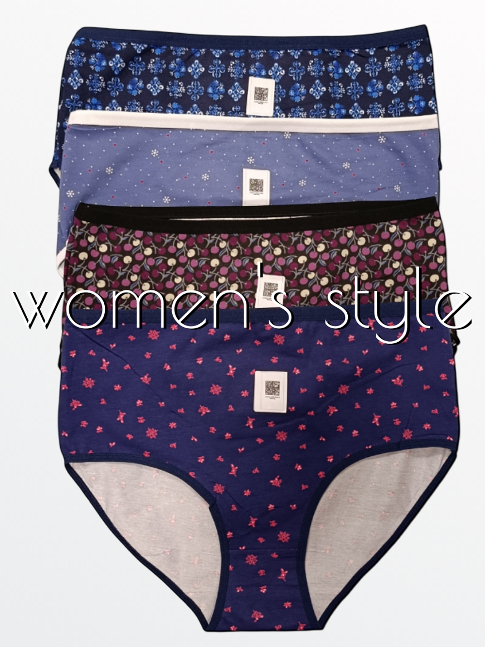 Трусы женские набивка, микс  (XL)