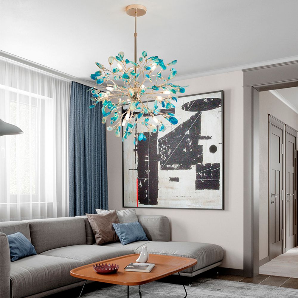 Потолочная Люстра Agate 8 L12 Multicolor By Imperiumloft