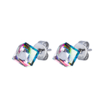 Серьги пусеты Fiore Luna Crystal Holographic SWE0127/2 H S