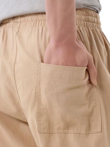 Льняные бежевые брюки HEATHEN