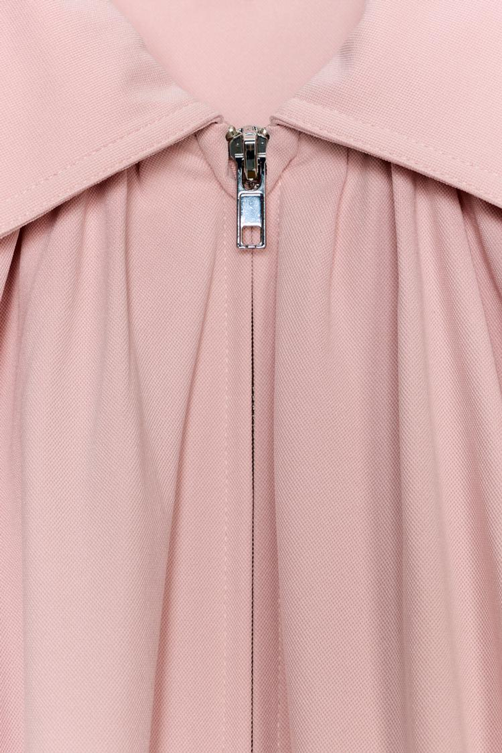 ZARA БОМБЕР С РУКАВАМИ-БУФФАМИ, ЦВЕТ РОЗОВОГО ДЕРЕВА