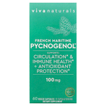 Viva Naturals, Pycnogenol®, френч приморский, 100 мг, 60 растительных капсул