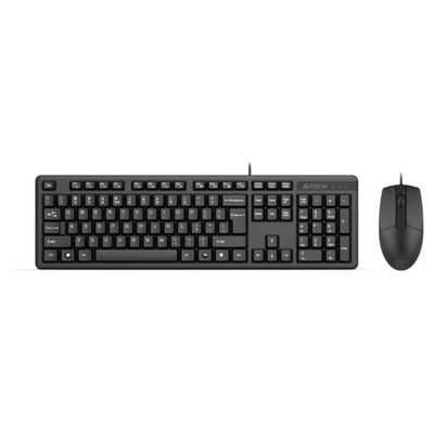 Комплект (клавиатура + мышь) A4Tech KK-3330, черный, USB (мембранная)