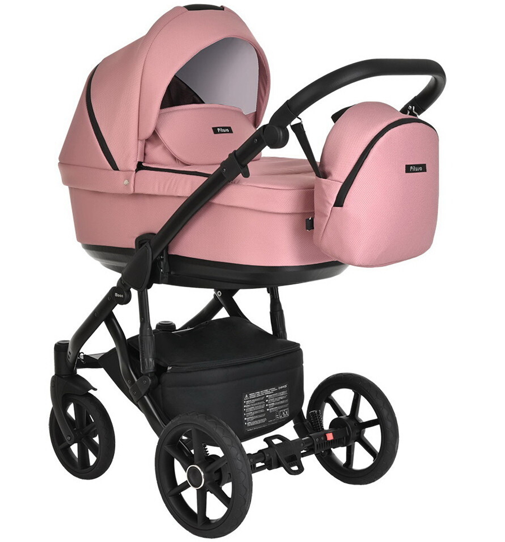 Детская коляска Pituso Moon Luxury 2 в 1 M44 Rose Quartz