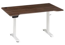 Компьютерный стол Маркос с механизмом подъема 140х80х75 орех кантри / белый