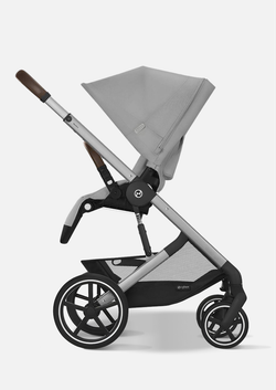 Cybex Детская коляска Balios S Lux BLK 3 в 1 цвет Lava Grey с автокреслом Aton B2