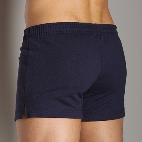 Мужские шорты  спортивные темно-синие Andrew Christian PhysEd Varsity Shorts  4569