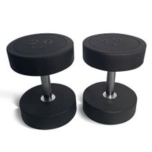 Гантель UNIX Fit PRO круглая обрезиненная 20 кг / шт.
