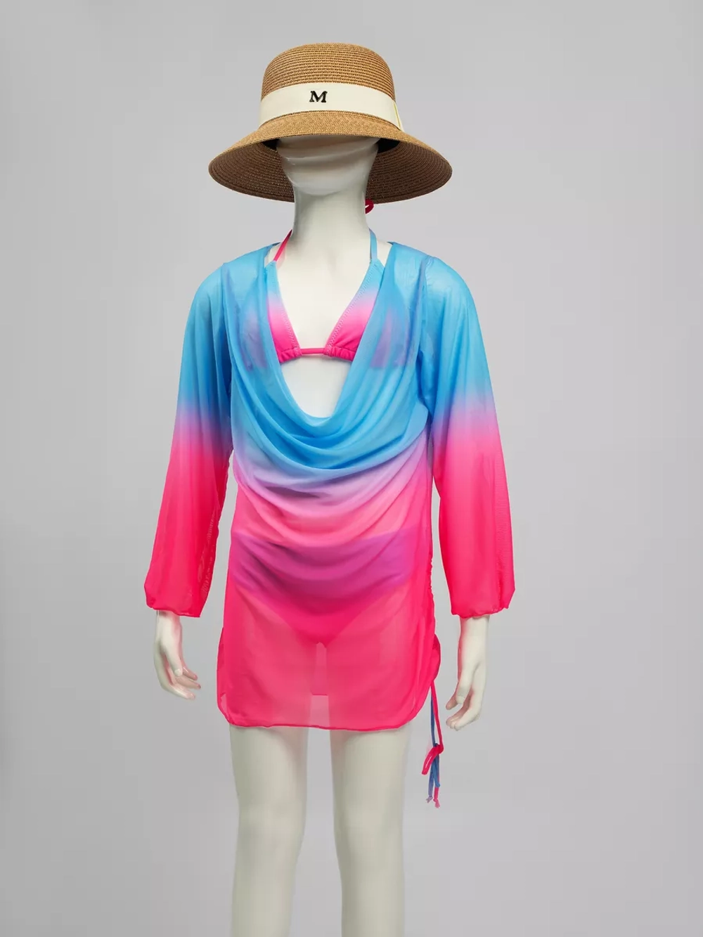 купальник раздельный 3 в 1 с туникой