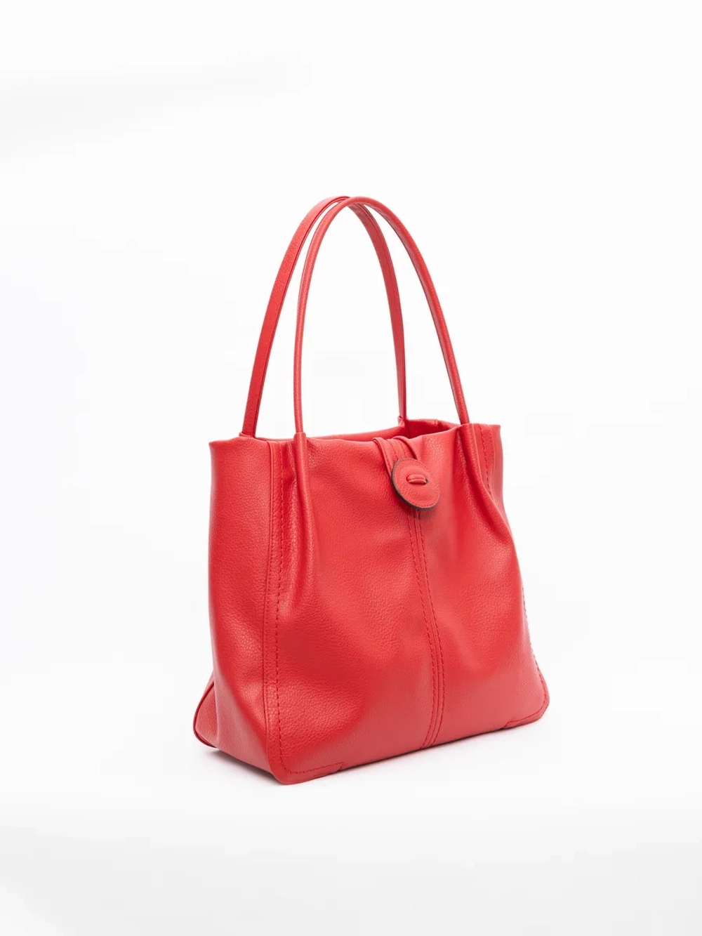 Сумка большая через плечо шоппер мешок