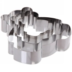 Форма для выпечки в наборе 3шт «Мишка» (20*4,5см, 15*4,5см, 10*4,5см)