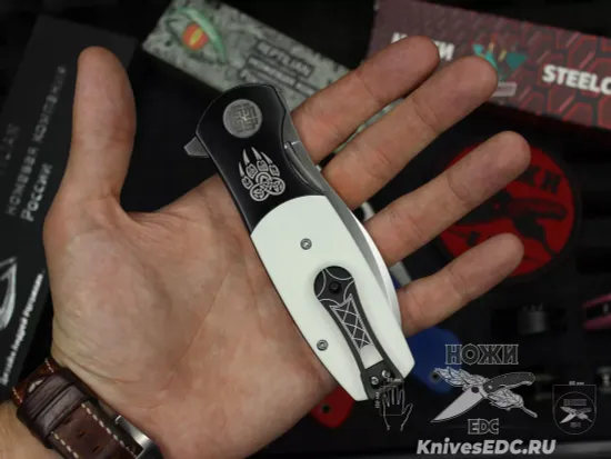 Складной нож Reptilian Буян-03 сталь D2, рукоять, G10