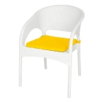 Подушка для кресла Rattan Ola Dom желтый 400х30мм