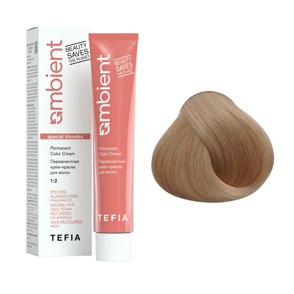 AMBIENT 1000 Специальный блондин натуральный,Перманентная крем-краска для волос,60 мл