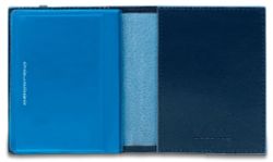 Чехол для кредитных карт Piquadro Blue Square темно-синий кожа (PP1395B2/BLU2)