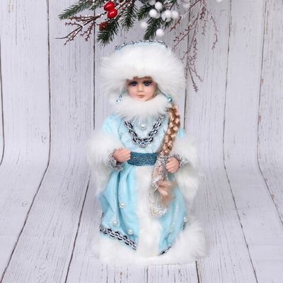 Снегурочка музыкальная 30 см (21B06-12)