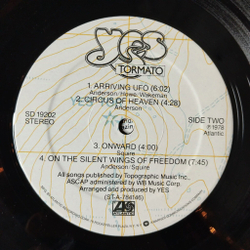 Винтажная виниловая пластинка LP Yes Tormato (USA 1978) Future Times