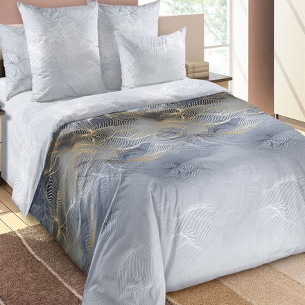 Комплект постельного белья "ВЛ. ЭФИР", перкаль, 100% хлопок.