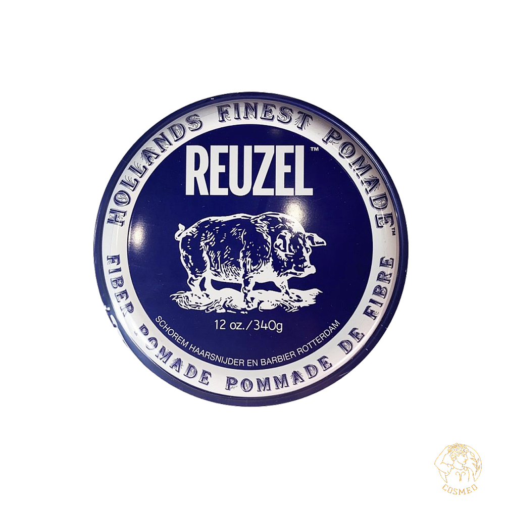 Reuzel Fiber Pomade темно-синяя паста Hog