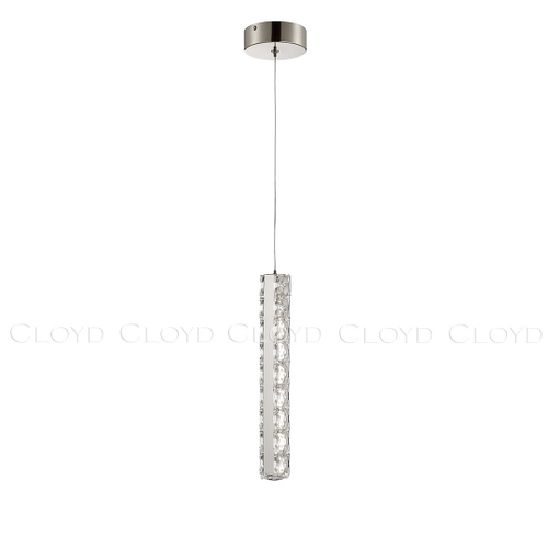 Подвесной светильник Cloyd ELATA P1 / выс. 38 см - хром (арт.11559)