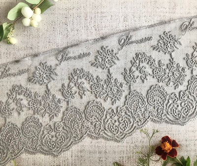 Вышивка на сетке, ш. 15 см