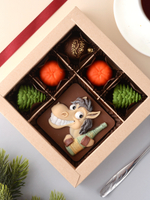 Набор шоколада ручной работы "Новогоднее настроение" #2 с символом 2026 года